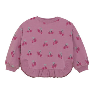 Minymo Long-Sleeve Sweatshirt - Mauve Orchid 18 Months