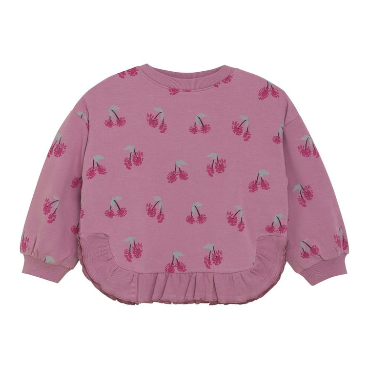 Minymo Long-Sleeve Sweatshirt - Mauve Orchid 18 Months