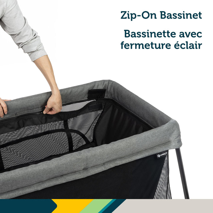 Safety 1st Dream & Go 3-in-1 Travel Playard - Grey Wolf