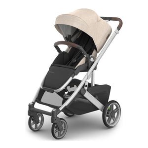 UPPAbaby Cruz V3 Stroller Declan (Oat Melange on Silver Frame)