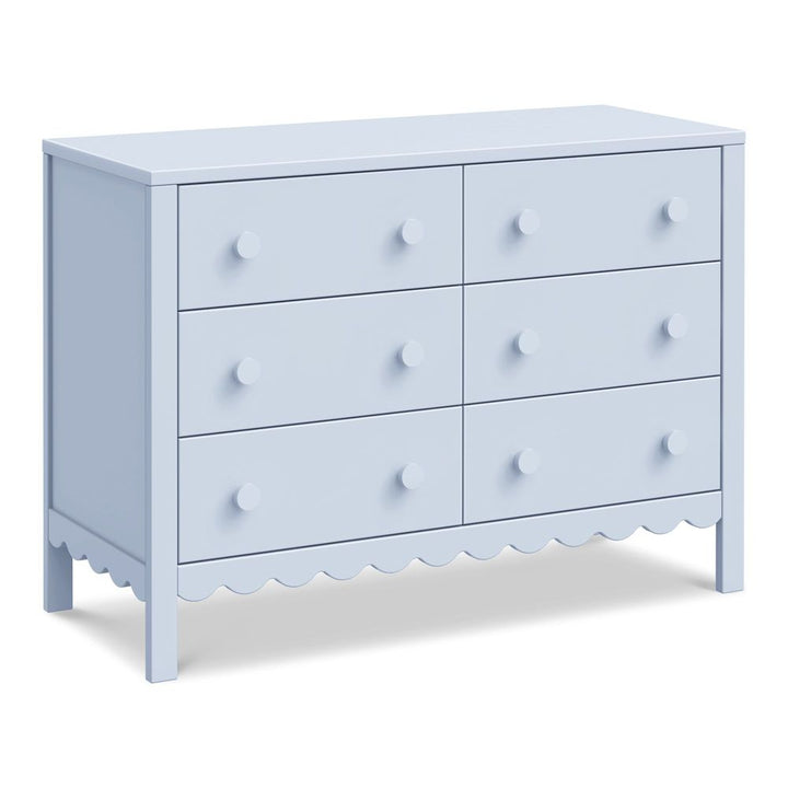 DaVinci Sammy Scallop 6-Drawer Dresser Powder Blue