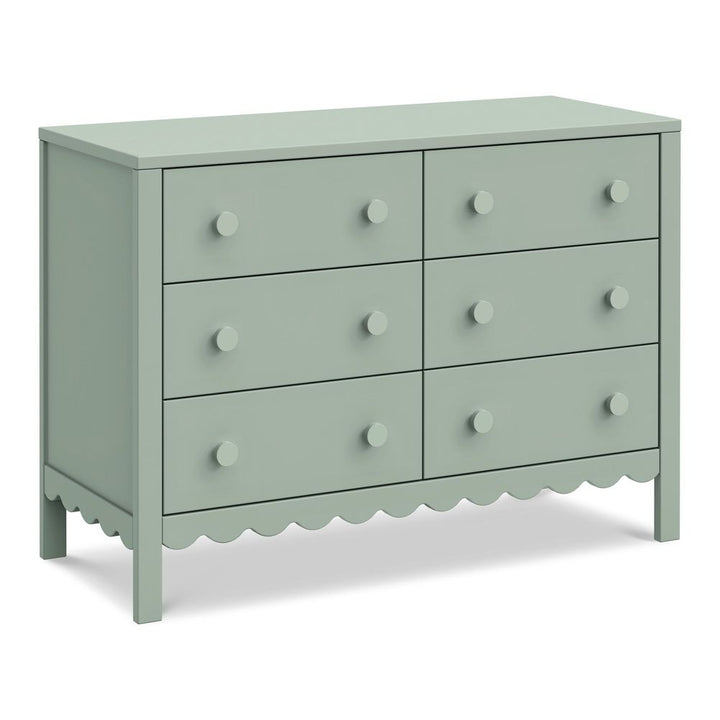 DaVinci Sammy Scallop 6-Drawer Dresser Light Sage