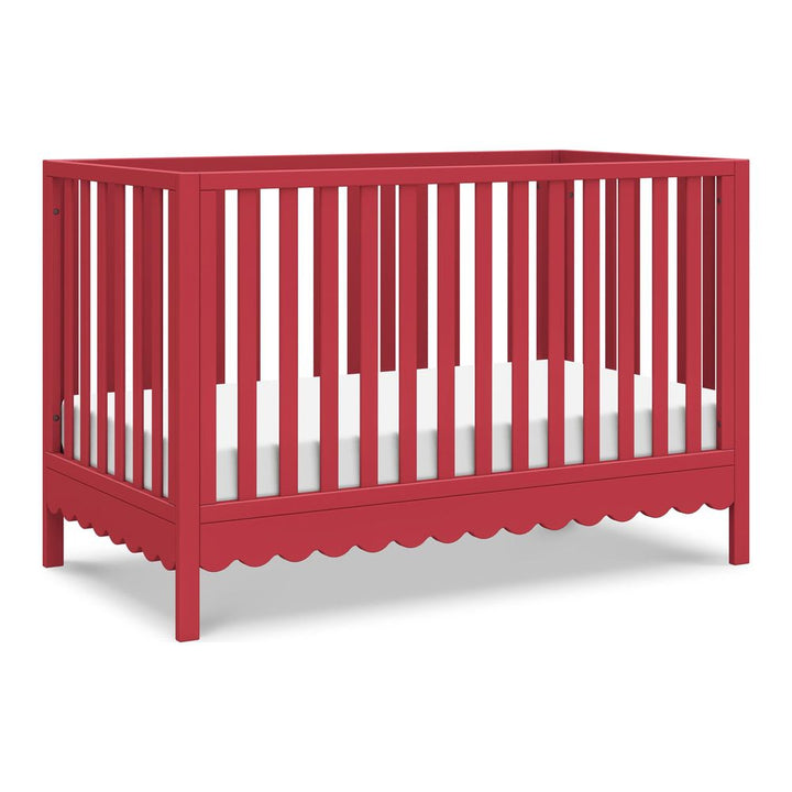 DaVinci Sammy Scallop 4-in-1 Convertible Crib Strawberry Red