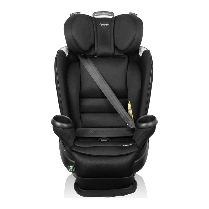 Evenflo GOLD Revolve360 Extend All-in-one Rotational Car Seat with SensorSafe - Onyx Black
