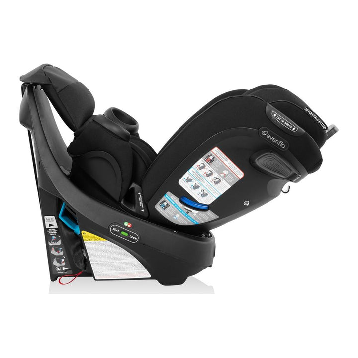 Evenflo GOLD Revolve360 Extend All-in-one Rotational Car Seat with SensorSafe - Onyx Black