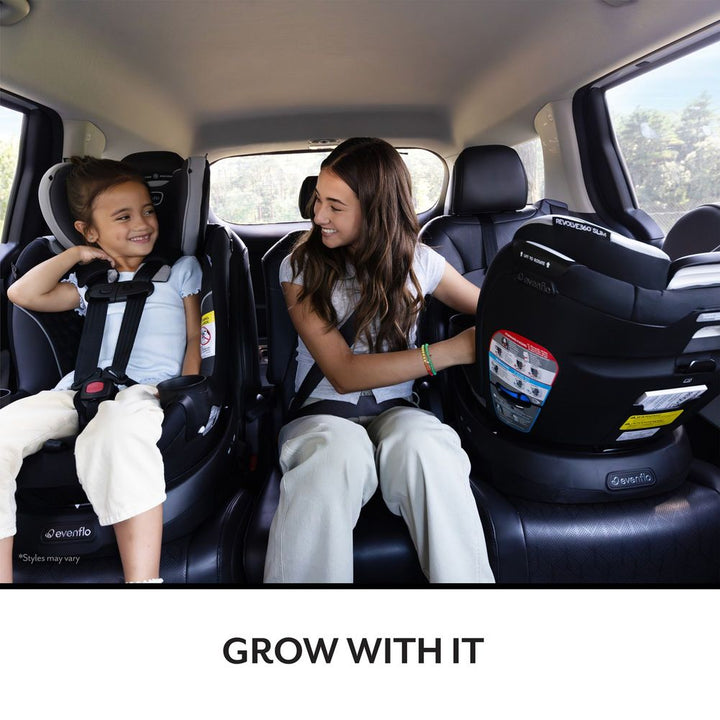 Evenflo GOLD Revolve360 Slim 2-in-1 Rotational Car Seat with SensorSafe