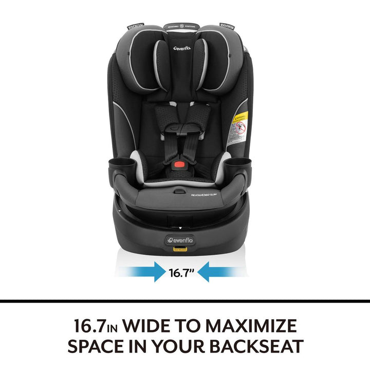Evenflo GOLD Revolve360 Slim 2-in-1 Rotational Car Seat with SensorSafe