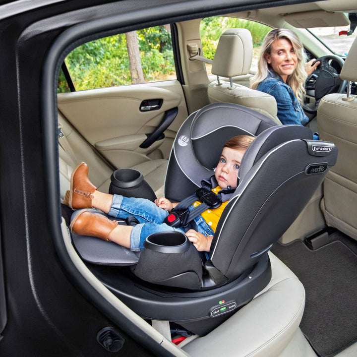 Evenflo Revolve360 Rotating All-in-one Convertible Car Seat - Amherst Grey