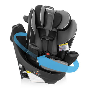 Evenflo Revolve360 Rotating All-in-one Convertible Car Seat - Amherst Grey Default Title