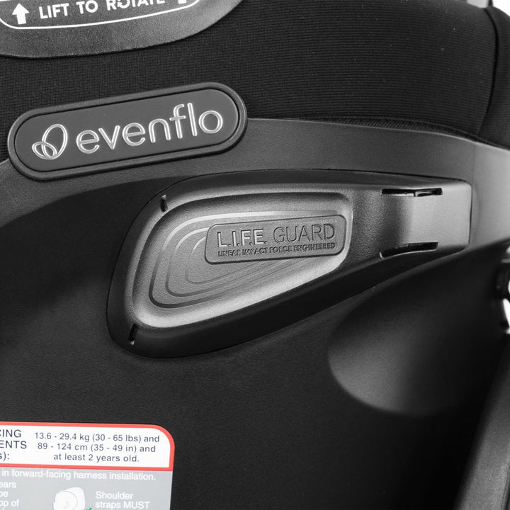 Evenflo Revolve360 Rotating All-in-one Convertible Car Seat - Amherst Grey