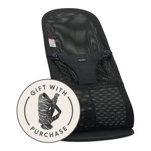 BabyBjorn Bouncer Bliss & Mini Carrier Bundle - Anthracite Landscape/Black Mesh Default Title