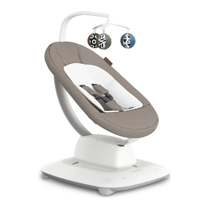 Uppababy MamaRoo Multi-Motion Smart Baby Swing Wells (Dark Taupe Melange)