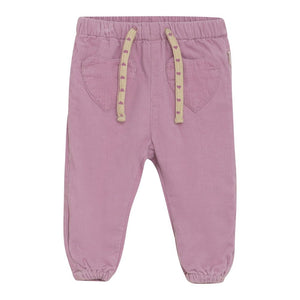 Minymo Corduroy Pants - Mauve Orchid Newborn
