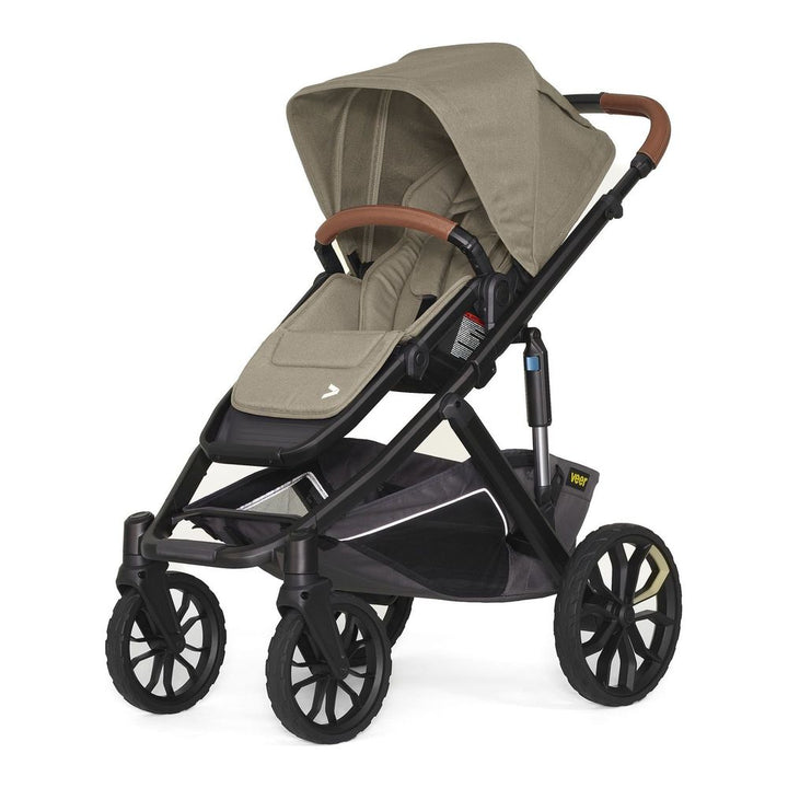 Veer Switch&Roll Switchback Stroller With Leather Grips Brown Mica