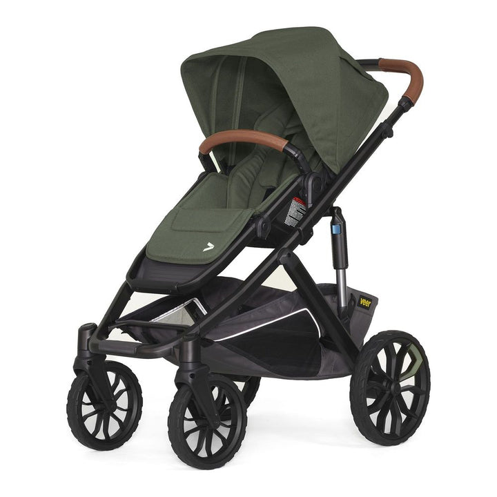 Veer Switch&Roll Switchback Stroller With Leather Grips Green Jasper