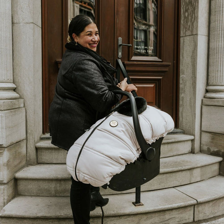 Petit Coulou 3-Season Car Seat Cover and Insulated Backing Deluxe Set