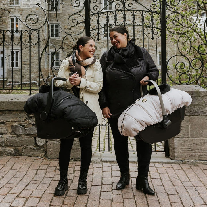 Petit Coulou 3-Season Car Seat Cover and Insulated Backing Deluxe Set