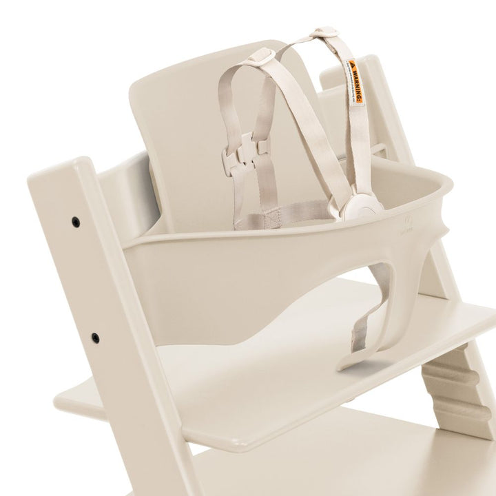 Stokke Tripp Trapp Baby Set2 with Harness & Extended Gliders Vanilla White