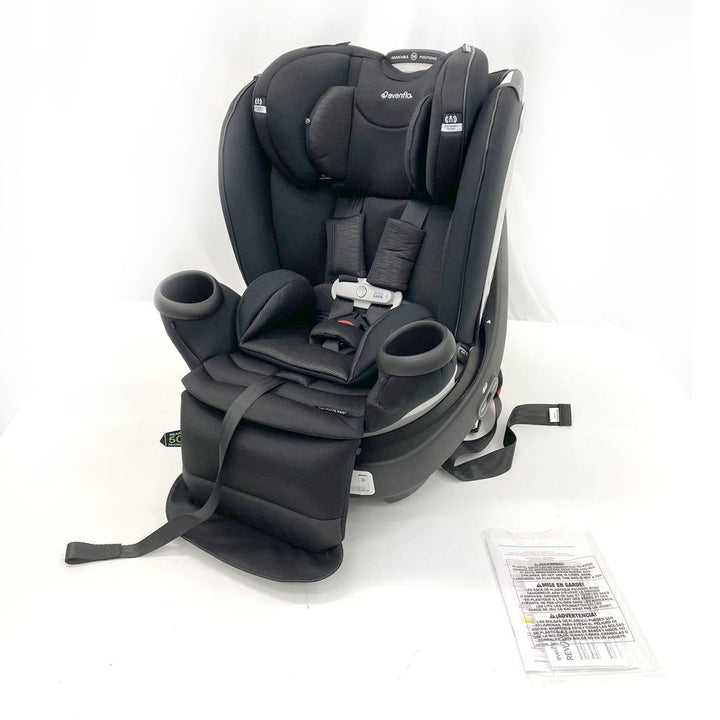 Evenflo GOLD Revolve360 Extend All-in-one Rotational Car Seat with SensorSafe - Onyx Black (97130) (Open Box)