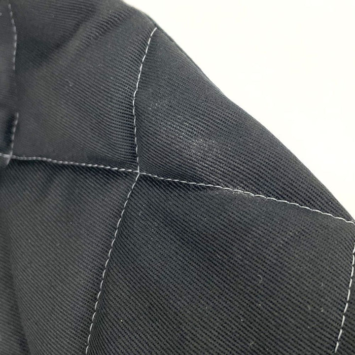 BabyBjorn Bouncer Bliss in Woven Fabric - Classic Quilt, Black on Dark Grey Frame (97158) (Open Box)