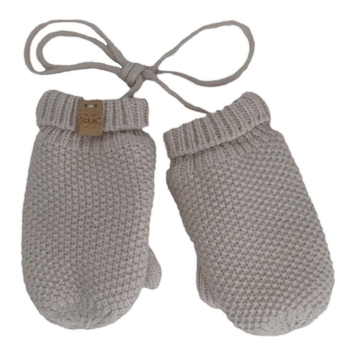 Calikids Cashmere-Feel Knit Winter Mittens Moon Beam SM (9-18 Months)
