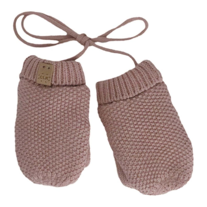 Calikids Cashmere-Feel Knit Winter Mittens Rose Dust XS (0-9 Months)
