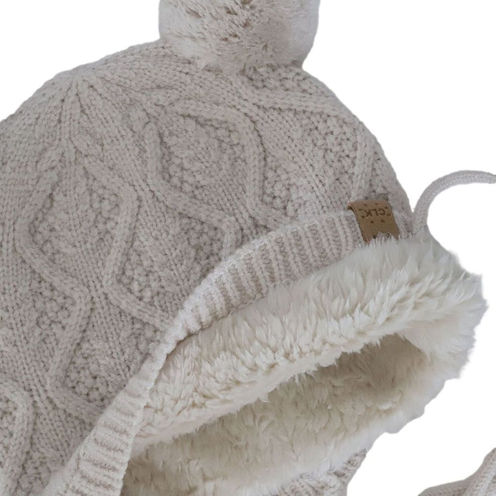 Calikids Cashmere-Feel Knit Soft Touch Pom Pom Winter Hat