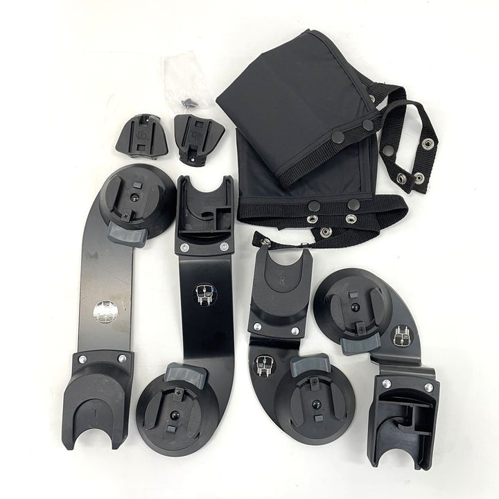 Bumbleride Set of Two Car Seat Adapters for Indie Twin Strollers - Maxi Cosi/Cybex/Nuna/Clek (97319) (Open Box)