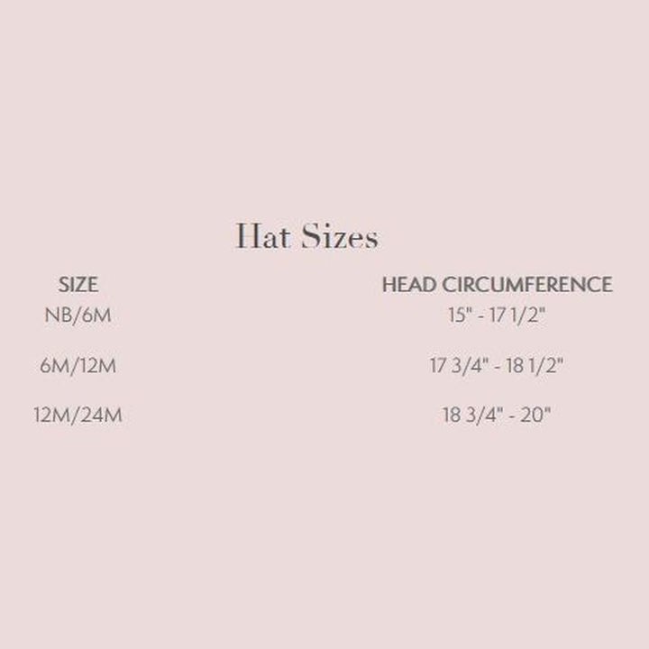 Petit Lem Organic Cotton Knitted Hat in Striped Denim Blue