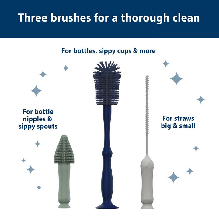 Dr. Brown's Silicone Bottle Cleaning Brush Set