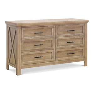 Monogram by Namesake Emory Farmhouse 6-Drawer Dresser Driftwood