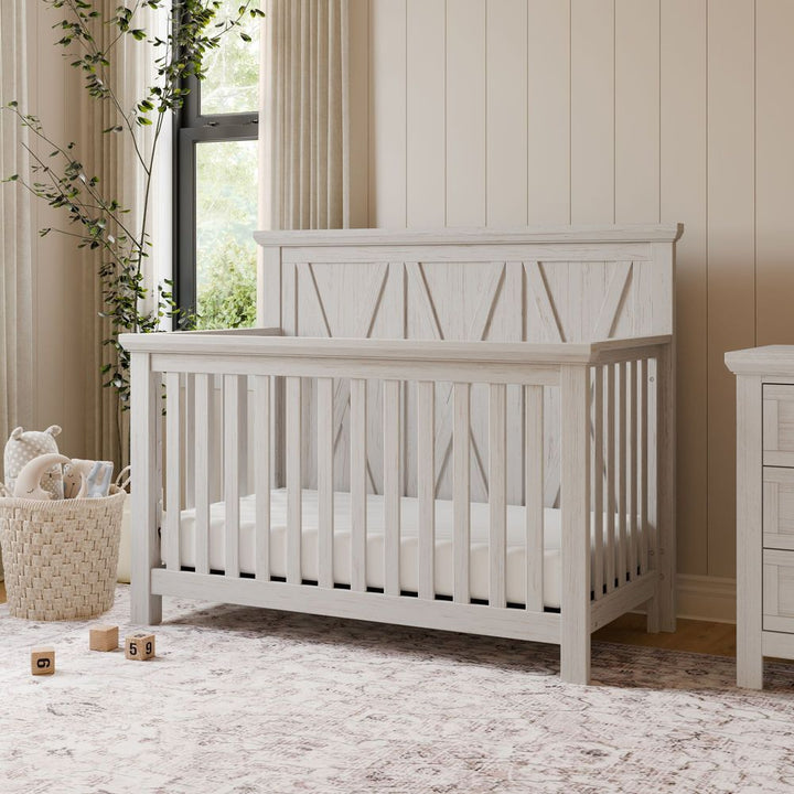 Monogram by Namesake Emory Farmhouse 4-in-1 Convertible Crib