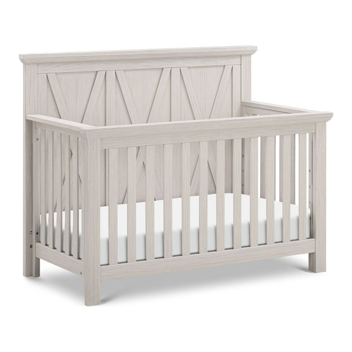 Monogram by Namesake Emory Farmhouse 4-in-1 Convertible Crib White Driftwood