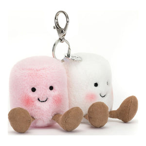Jellycat Amuseables Bag Charm - Pair of Marshmallows Default Title