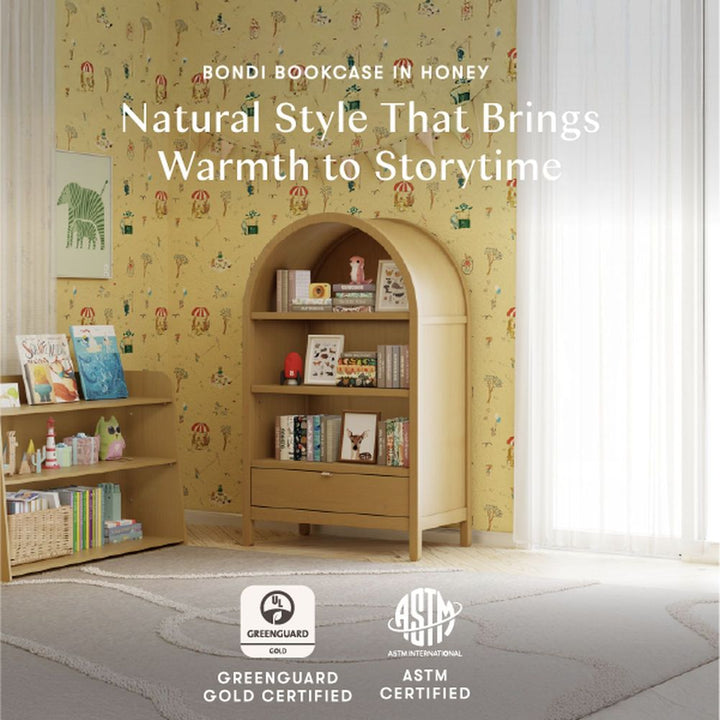 Babyletto Bondi Assembled Bookcase - Honey