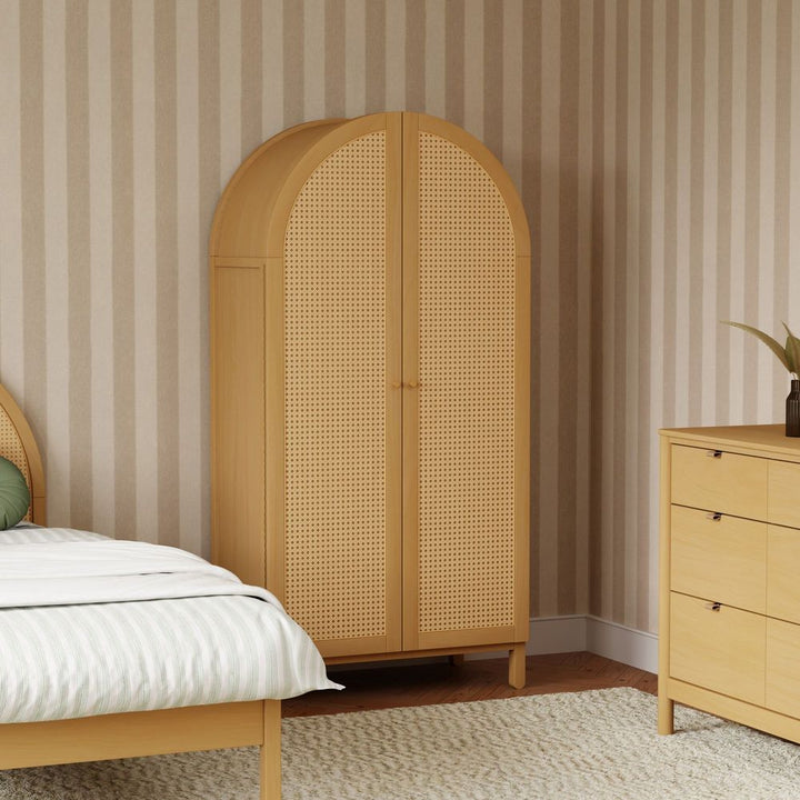 Babyletto Bondi Cane Assembled Armoire - Honey