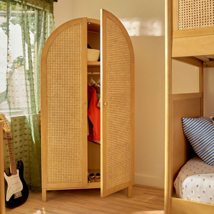 Babyletto Bondi Cane Assembled Armoire - Honey