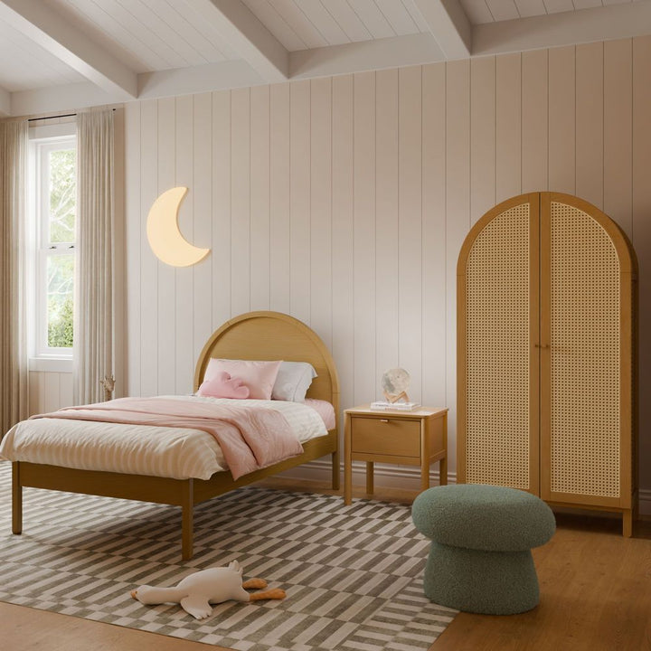 Babyletto Bondi Cane Assembled Armoire - Honey