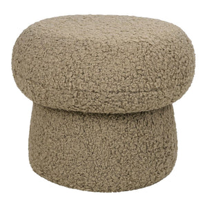 Babyletto Mini Mushroom Pouf Latte Teddy Loop