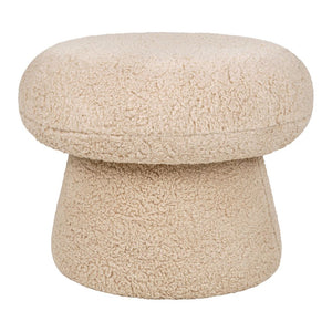 Babyletto Mushroom Pouf Chai Shearling