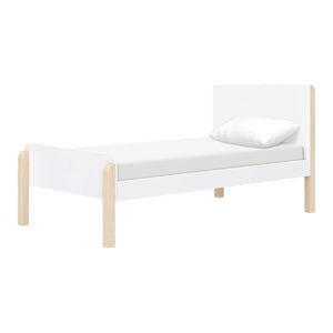 Babyletto TipToe Twin Bed - White and Washed Natural Default Title