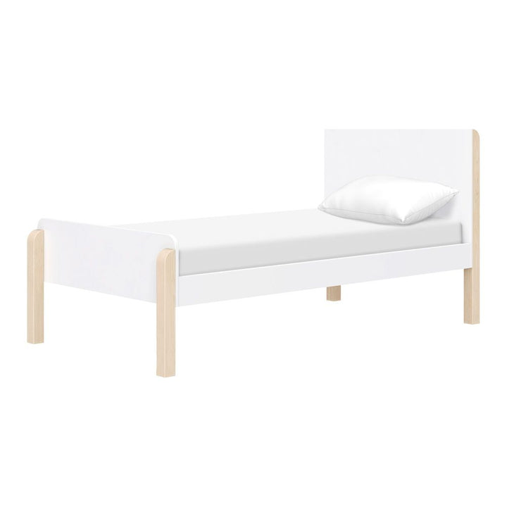 Babyletto TipToe Twin Bed - White and Washed Natural Default Title