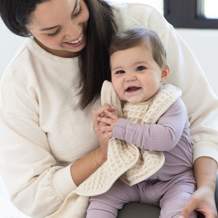 Good Little Citizens Reversible Bib + Burp Set