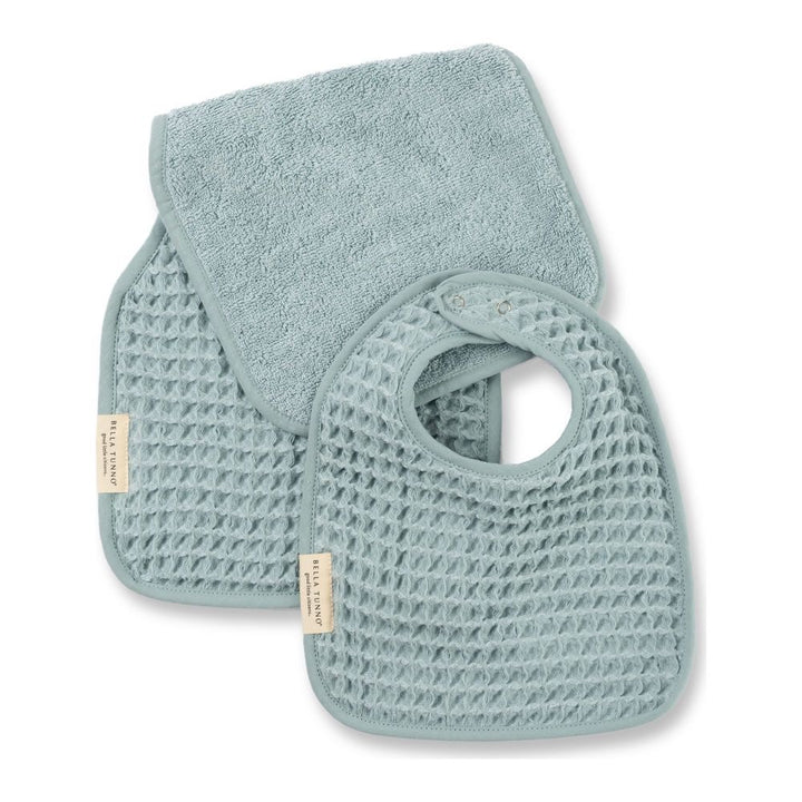 Good Little Citizens Reversible Bib + Burp Set