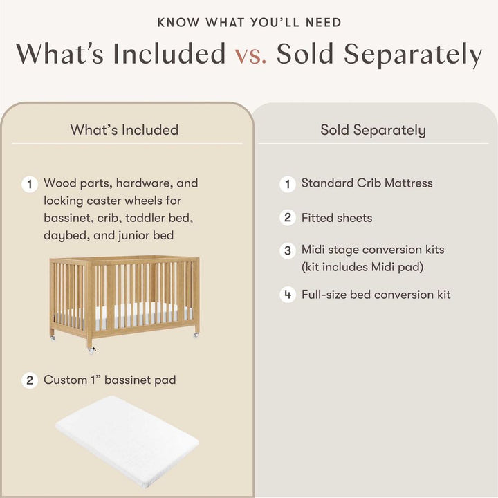 Babyletto Rolli 9-in-1 Convertible Crib