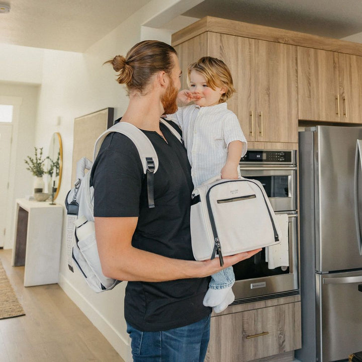 JuJuBe Witney Carson Classic Designer Diaper Backpack - Cloud