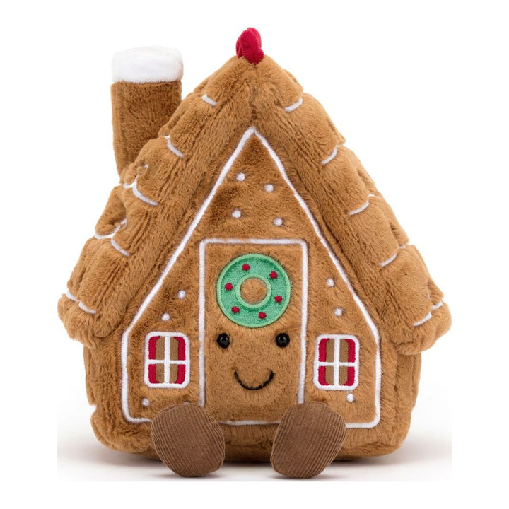 Jellycat Amuseables Plush Toy - Gingerbread House (7 inch)