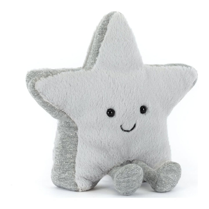 Jellycat Amuseables Plush Toy - Silver Star (6 inch) Default Title