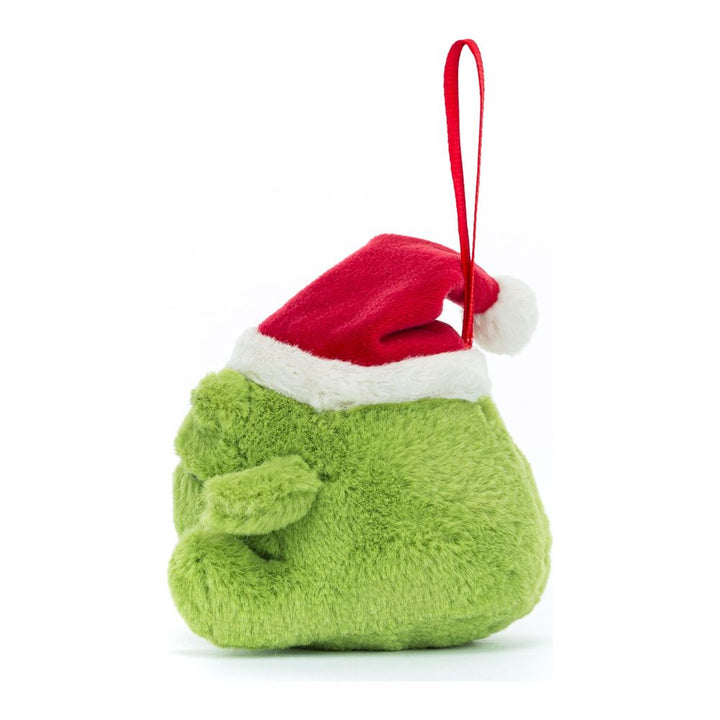 Jellycat Plush Christmas Tree Decoration - Ricky Rain Frog