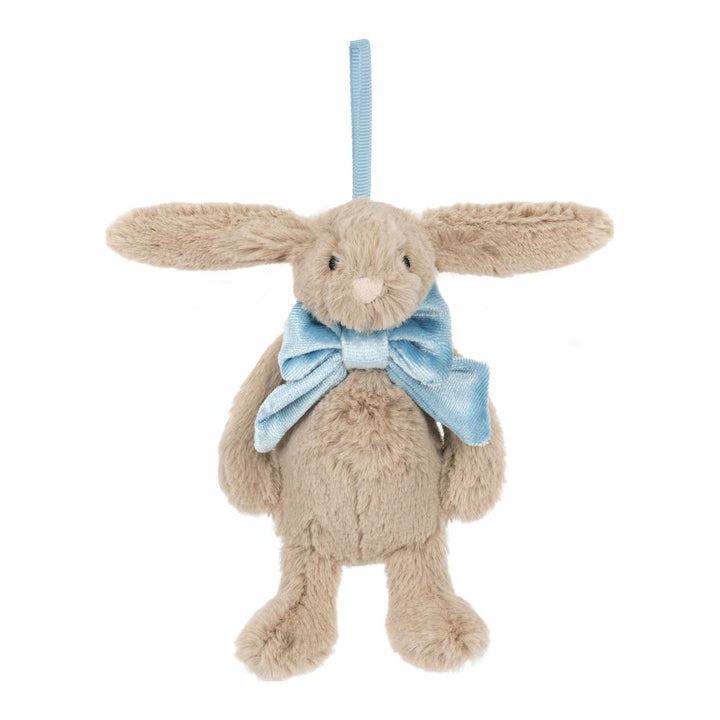 Jellycat Plush Christmas Tree Decoration - Bashful Beige Bunny
